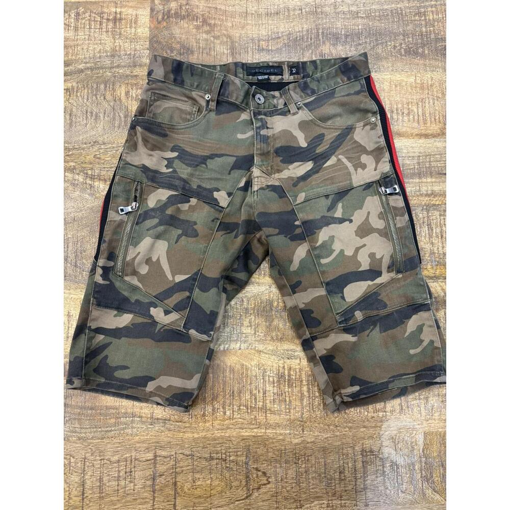 Decibel Men's Camouflage Cargo Shorts Size 32
